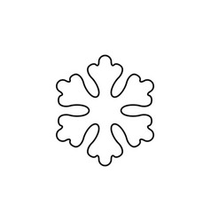 Snowflake Icon Minimal Snow Symbol Snow Flake