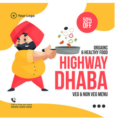 Banner Design Of Highway Dhaba