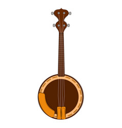 Isolated Banjo Sketch Musical Instrument