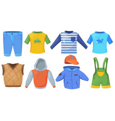 Set Of Casual Male Clothes For Kids