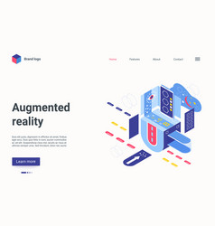 Augmented Reality Landing Page Template