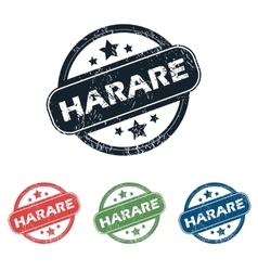 Round Harare City Stamp Set