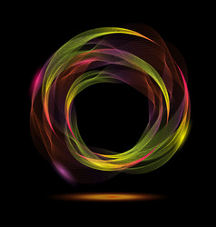 Abstract Background With Colorful Circle