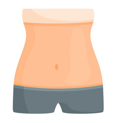 Loss Weight Icon Cartoon Health Body