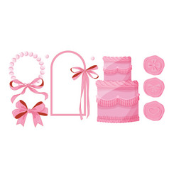 Pink Girly Vintage Bows