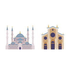 Blue Sultan Mosque And Palace As Turkey