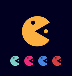 Mr Pacman Icon Template