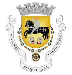 Coat Arms Evora In Portugal