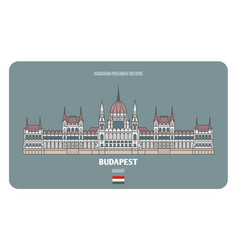 Hungarian Parliament Building In Budapest Hungary