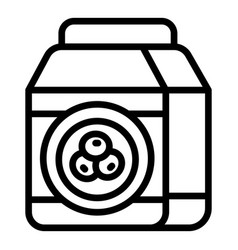 Nut Milk Pack Icon Outline Vegetable Soy