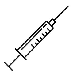 Botox Shot Icon Outline Style