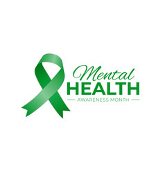 Mental Health Awareness Month Logo Icon On White