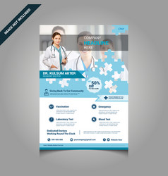 Modern Medical And Health Doctor Flyer Design