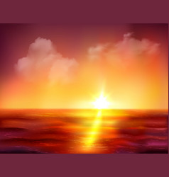 Sunrise Over Ocean