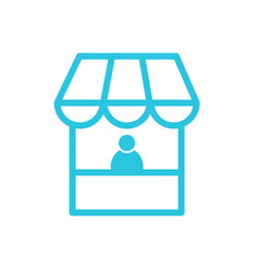 Market Seller Marketplace Shopping Mall Icon