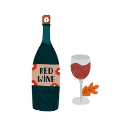 Cozy Autumn Clip Art With Seasonal Drink Bottle