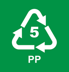 Plastic Recycling Symbol Class 5 Pp