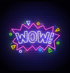 Wow Neon Sign Neon