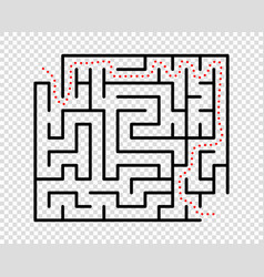 Rectangular Maze Labyrinth Is A Logic Game