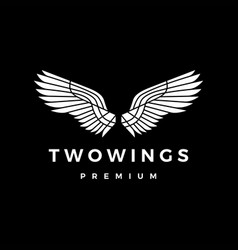 Two Wings Chiaroscuro Logo Icon