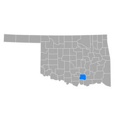 Map Johnston In Oklahoma