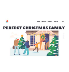 Perfect Family Christmas Landing Page Template