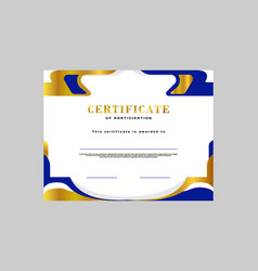 Certificate Of Achievement Gradient Template