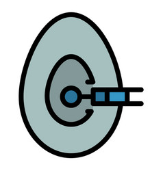 Hospital Anesthesia Mask Icon Color Outline