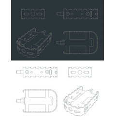 Bike Pedal Blueprints