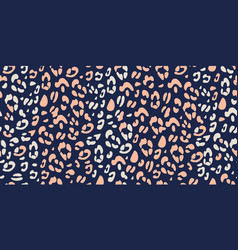 Leopard Pink And Blue Seamless Pattern