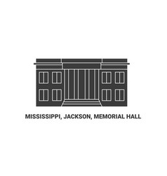 United States Mississippi Jackson Memorial Hall