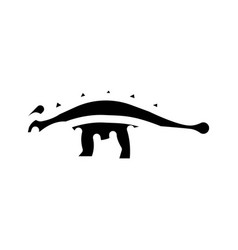 Ankylosaurus Dinosaur Animal Glyph Icon