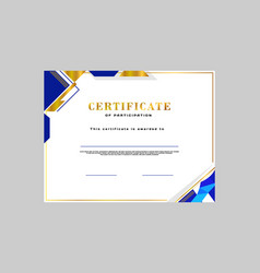 Certificate Of Achievement Modern Template Design