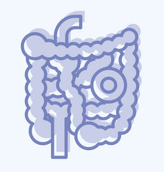 Icon Bowels Related To Body Ache Symbol Two Tone