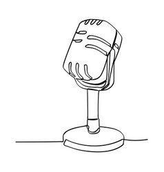 Simple Podcast Microphone Single One