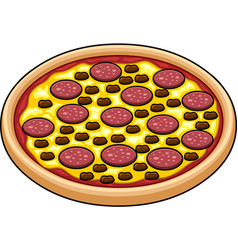 Cartoon Pepperoni Pizza