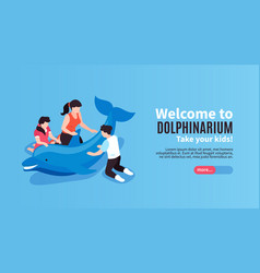 Dolphinarium Horizontal Banner