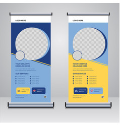 Medical Roll Up Banner Design Template