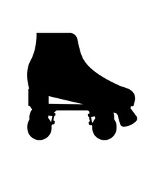 Roller Skates Silhouette Art