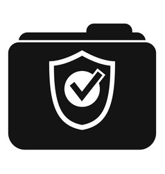 Folder Privacy Icon Simple Data Security