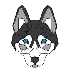 Husky Face Lineart For Print Or Logo