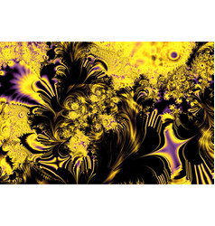 Bright Decorative Yellow-black Pattern Abstract