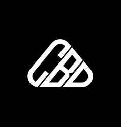 Cbd Letter Logo Creative Design With Graphic