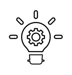 Idea Development Icon Line Icon Outline Symbol