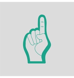 American Football Foam Finger Icon