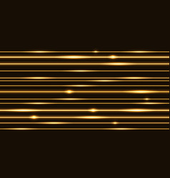 Golden Laser Beams Abstract Glowing Light Streaks