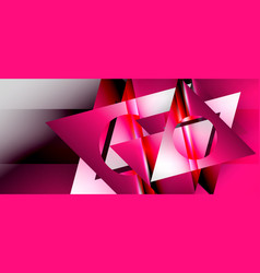 Triangle Abstract Background With Shiny And Glossy