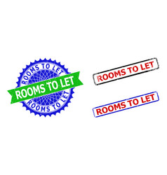 Rooms To Let Rosette And Rectangle Bicolor