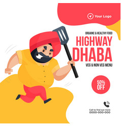 Banner Design Of Highway Dhaba