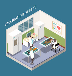 Veterinary Clinic Isometric View